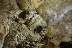 Důl Na kole před zpřístupněním s papundeklovou modelkou