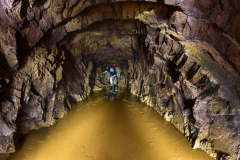 Po dvaceti metrech zavalená štola na Zaječovsku - plná okrů a dost nestabilní