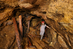 Štola č. 5 - spousta kysličníku uhličitého. Stejně jako štola č.1 zlikvidováno