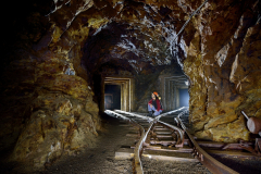 Křižovatka ve štole číslo 1