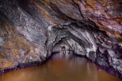 Průzkumná štola u Liblína na druhém břehu řeky