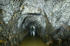 Průzkumná štola v tak zvané "České Albánii"