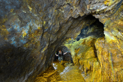 Průzkumná štola v tak zvané "České Albánii"