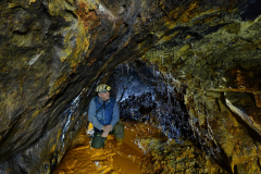 Průzkumná štola v tak zvané "České Albánii"