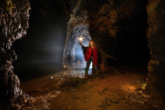 Jeden z větších zachovalých dolů u Lednice