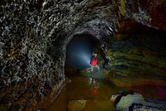 Jeden z větších zachovalých dolů u Lednice