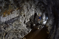 Průzkumná štola nad řekou Mží