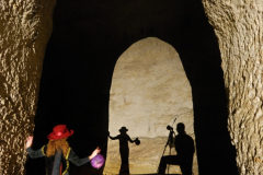 Nevřeň - stínohra v největší prostoře dolu