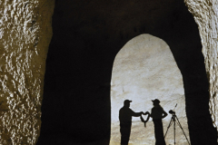 Nevřeň - stínohra v největší prostoře dolu