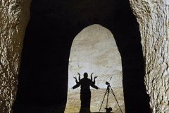 Nevřeň - stínohra v největší prostoře dolu