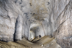 Největší prostora dolu před zpřístupněním a tedy bez vyhlídkového ochozu