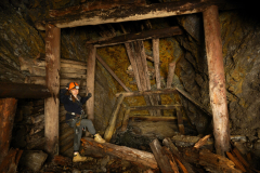 Jeden z větších dolů na Berounsku - u úpadnice s agresivní vodou