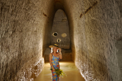 Díry ve stěně vzadu zjevně nepochází z dob těžby