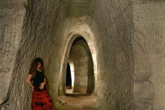 Elegantně vykroužené chodby