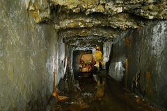 Nakladač v Pollakově štole - kdysi