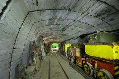 Průtahová štola, deponie lokomotiv