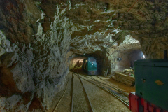 Průtahová štola, deponie lokomotiv