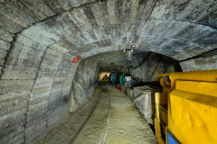 Průtahová štola, deponie lokomotiv