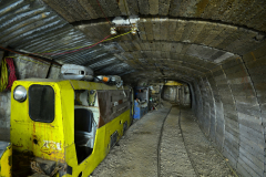 Průtahová štola, deponie lokomotiv