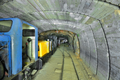 Průtahová štola, deponie lokomotiv