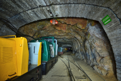 Průtahová štola, deponie lokomotiv