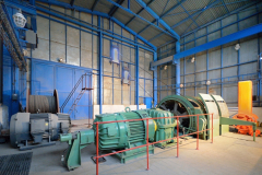 Strojovna - tehdy ještě v provozu