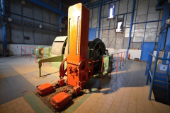 Ve strojovně jámy Rako - tehdy ještě v provozu