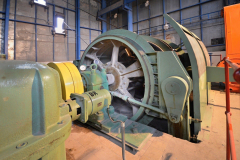 Ve strojovně jámy Rako - tehdy ještě v provozu