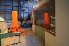 Ve strojovně jámy Rako - tehdy ještě v provozu