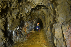 Jedna ze štol v Malešově