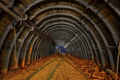 "Nová štola" ze sedmdesátých let ještě před závalem