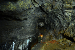 Štola Dlouhá žíla - nad štolou mihadlová chodba