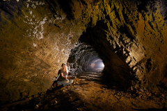 Lom u Tachlovic - dopravní štola