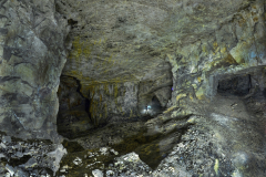 Podzemní těžba vápence v německém Oberwiesenthalu