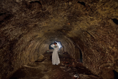 Podzemí kruhové pece v Tomáškově lomu