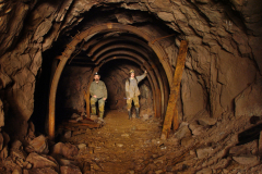 Štola 5. květen - místo s molybdenitem